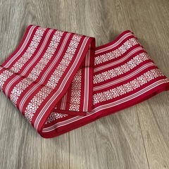 博多織 半幅帯赤の画像