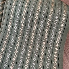 博多織 半幅帯  黄緑の画像