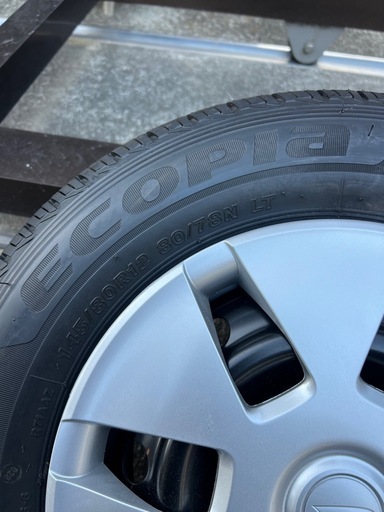 商談中　
値下げ中21日まで⭐︎新車外し⭐︎軽バン.軽トラ.12インチホイール.タイヤ付き