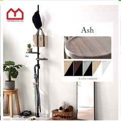 ワイエムワールド シナプスフリーラック　つっぱりポール ラック アッシュ　ドローアラインの画像