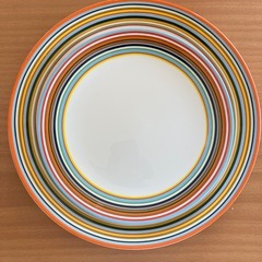【美品】イッタラ　オリゴ　お皿　大小各1枚の画像