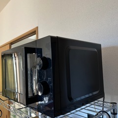 ニトリ　電子レンジ　黒
の画像