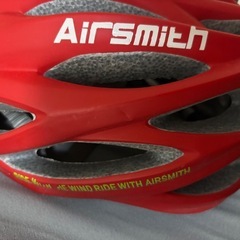 ヘルメット　女性用　赤色
の画像