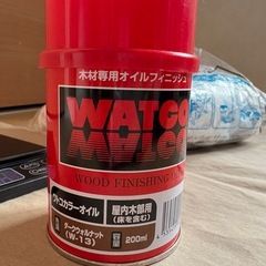 ワトコオイル  オイル塗装　残量あり約6割　ウェス約半分残の画像