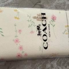 COACH 花柄 長財布の画像