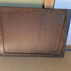 珍レトロ!　平成元年（1989年）制作　襖に木彫りの絵画です。の画像