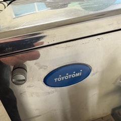 中古　トヨトミ　暖房用器具　ボイラー　リモコンの画像