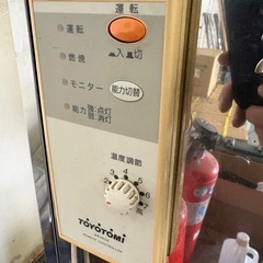 中古　トヨトミ　暖房用器具　ボイラー　リモコンの画像