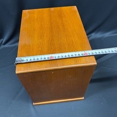 11241😸 和風木製ミニチェスト 小物収納　3段引出しの画像