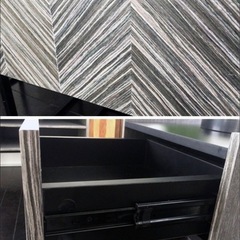 ナイトテーブル サイドテーブル 収納付き 角型 ホテルライク 北欧 完成品の画像