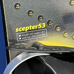 THM TEAM スノーボード&ビンディング　ブラック/イエロー 長さ153cmの画像