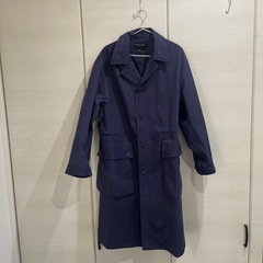 NIKO AND... ネイビー ステンカラーコート 【サイズ3】の画像