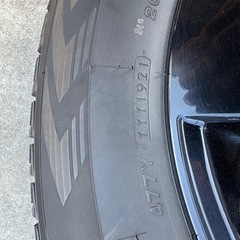 プラド150 後期 純正17インチホイール 板金屋塗装ブラック × ヨコハマ アイスガード265/65R17 4本セット の画像