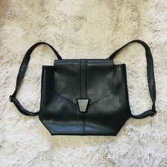 2WAY合皮ソフトレザーリュック・ショルダーバッグ美品の画像