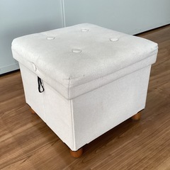収納付スツール【町田市再生家具】1216 Aの画像