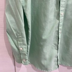 NIKO AND... ライトグリーン ボタンダウンシャツ【サイズ L】の画像