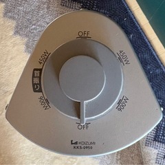 コイズミ省スペース回る電気ストーブの画像