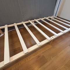 マットレス付シングルベット　ニトリ製　美品の画像