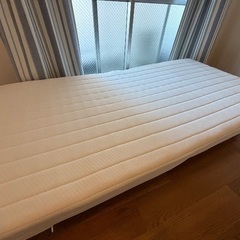 マットレス付シングルベット　ニトリ製　美品