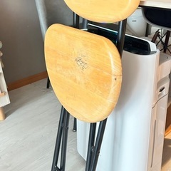 チェア　折りたたみ　ダイニングチェアの画像