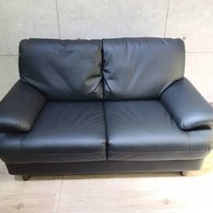 【ニトリ】レザーソファ横140縦100高さ85