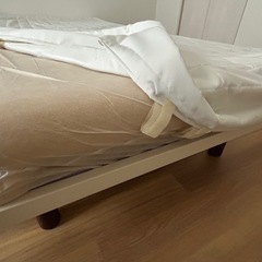 無印良品シングルベッド用マットレス（フレームなし）の画像