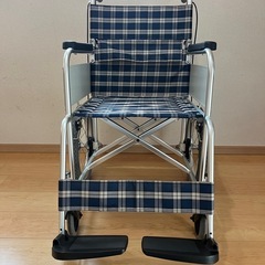 車椅子　折りたたみ　介助用　美品の画像