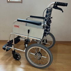 車椅子　折りたたみ　介助用　美品の画像