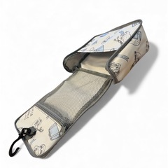 ハンギングポーチ ナマケモノ柄 美品 トラベルポーチ 便利 収納の画像