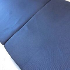 折りたたみベッド セミシングル マットレス付き ネイビー コンパクト 来客用 仮眠用 折り畳み 札幌 西野店の画像
