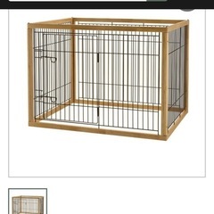 大型犬 室内ゲージの画像