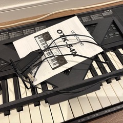 電子キーボード ブラックの画像