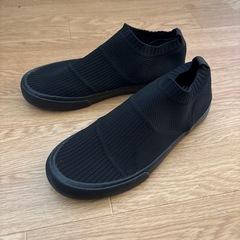 ワークマンニットソックスシューズ黒の画像