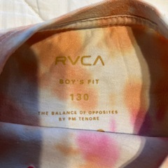 RVCA タイダイTシャツ　子供の画像