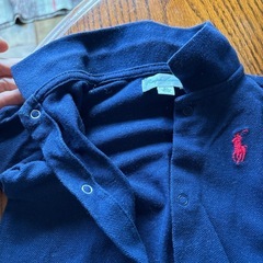 ラルフローレン　ネイビー　ロンパースの画像