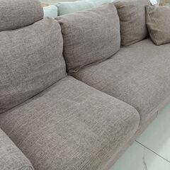 ★リユースのサカイ日立店★HJ8641  ソファ ブラウン H68×D83×W205 クリーニング済み の画像