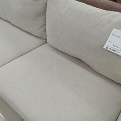 ★リユースのサカイ日立店★HJ8642  ソファ ホワイト H80×D72×W161 クリーニング済み の画像