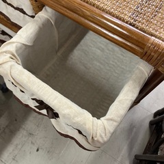 石2512-406 ラタンチェスト3段 中古の画像