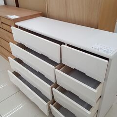 ★リユースのサカイ日立店★HJ8643  チェスト ホワイト H83×D39.5×W118 クリーニング済み の画像