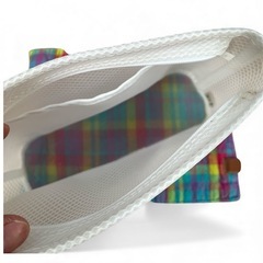 EVAスパポーチ メッシュ ポーチ ホワイト 無印良品の画像