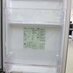 AQUA 2ドア冷蔵庫 自動霜取り 126L 2021年製 AQR-13K(S)の画像