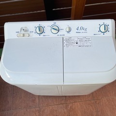 値下げ！２層式 洗濯機の画像