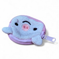 金魚 ぶた 布製 がまぐち コインケース 2個set 四葉のクローバー 金運UPの画像