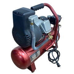○動作品■エアコンプレッサー 常圧 一般圧 100V エアーツール コード式 タンク容量12L 藤原産業 SR-101N 中古品■ジモティ姫路の画像