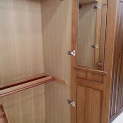 ★リユースのサカイ日立店★HJ8645  クローゼット ブラウン H190×D55×W120 クリーニング済み の画像