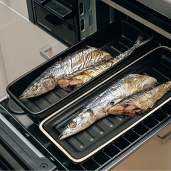 　早いものがち　カクセー 陶製 ロングプレート 幅28cm×奥行10cm×高さ5.2cm 直火 電子レンジ グリル オーブン トースターの画像