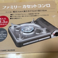 【決まりました】カセットコンロ 東邦金属 FV-33／高火力3.3kW・箱ありの画像