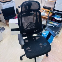 ワークチェア デスクチェア ハンガー付きの画像