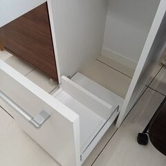 ★リユースのサカイ日立店★HJ8649  ダストボックス ホワイト H180×D50×W36 クリーニング済み の画像