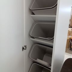 ★リユースのサカイ日立店★HJ8649  ダストボックス ホワイト H180×D50×W36 クリーニング済み の画像